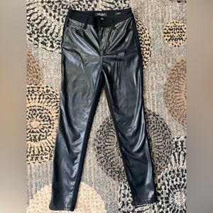 Judy Blue Black Faux Leather Pants